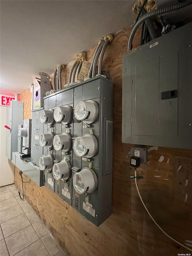 utility room with electric panel