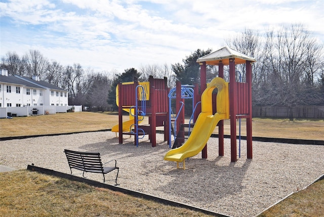 view of communal playground