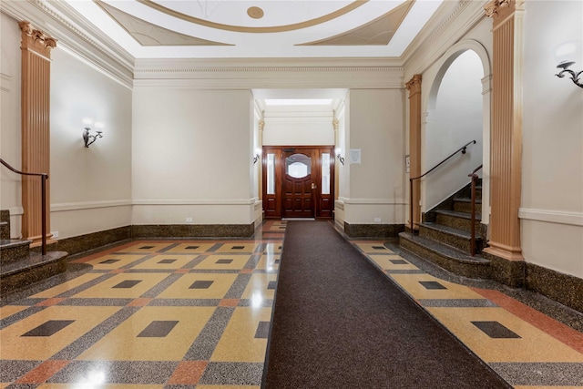 lobby featuring stairway