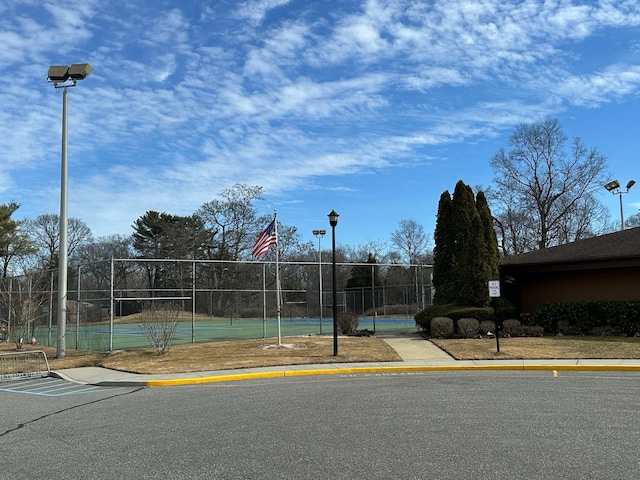 exterior space featuring fence