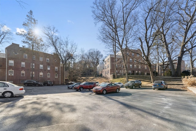 view of uncovered parking lot