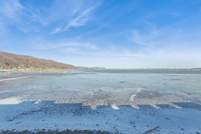 property view of water with a mountain view