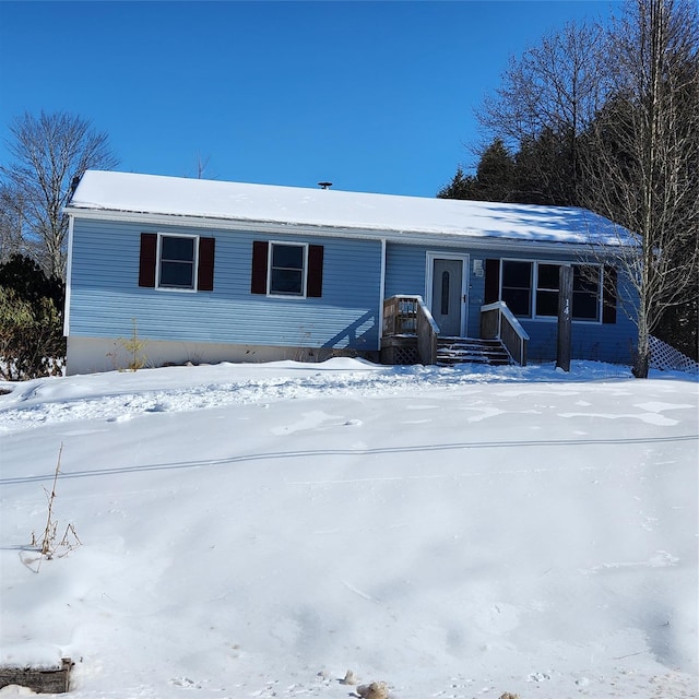 view of front of home