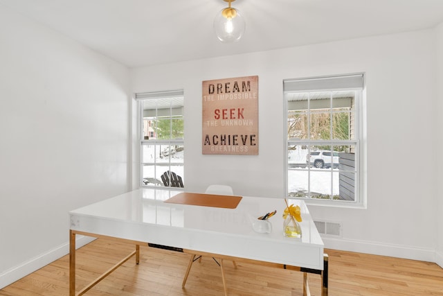 61 Surrey St, Rock Hill, NY 12775 - office with baseboards and wood finished floors
