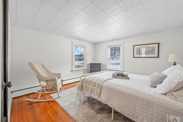 bedroom featuring wood finished floors