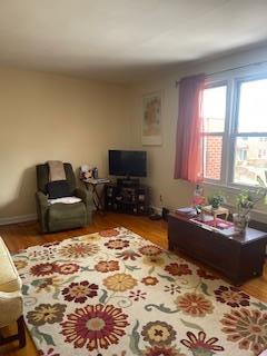 living room featuring wood finished floors