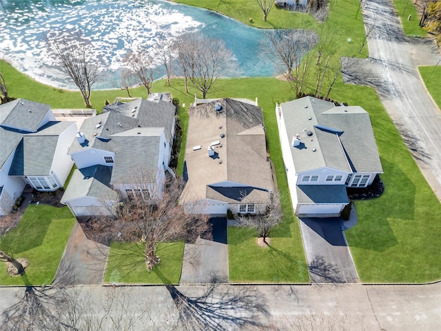 drone / aerial view featuring a residential view