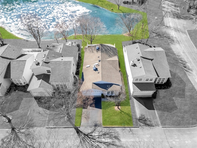 bird's eye view featuring a residential view