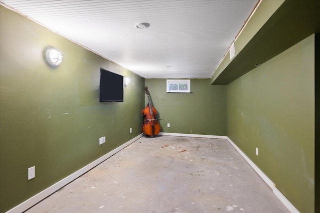515 Corey Creek Ln, Southold, NY 11971 - below grade area with baseboards