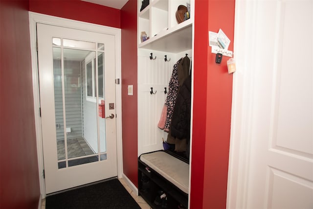 view of mudroom