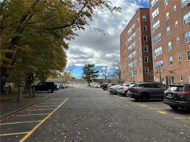 view of road featuring sidewalks