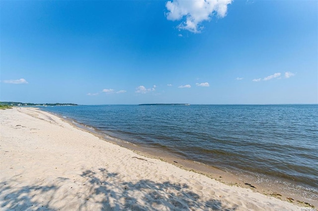 property view of water with a view of the beach