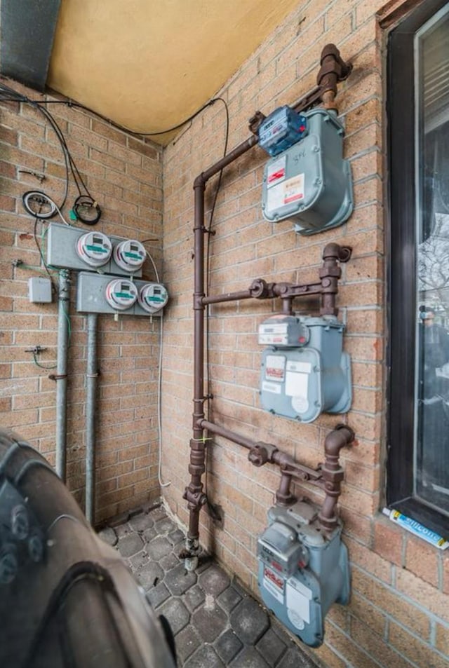 view of utility room