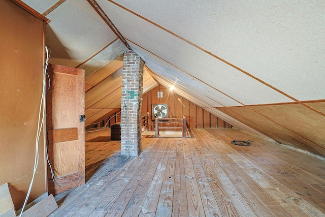 view of attic