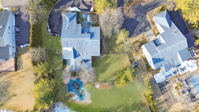 bird's eye view featuring a residential view