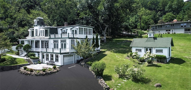 71 Old Mountain Rd S, Nyack, NY 10960 - view from above of property featuring a forest