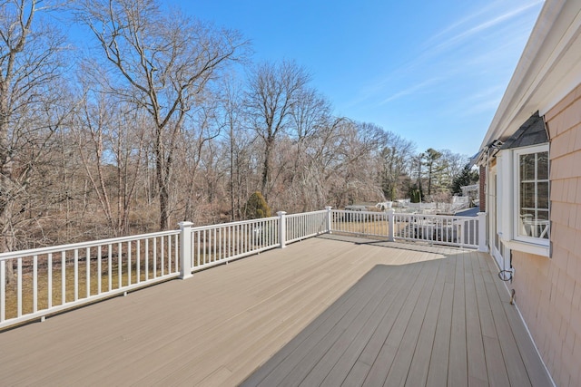 view of deck