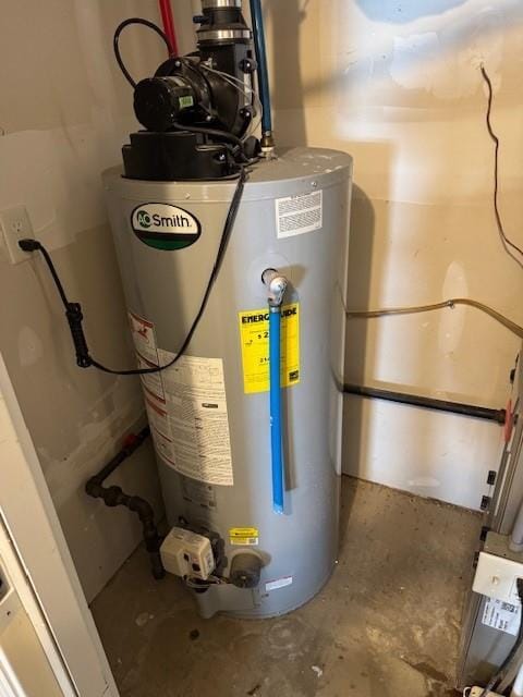 utilities with gas water heater