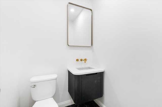 670 Emerson St, Woodmere, NY 11598 - half bath with toilet and vanity