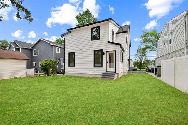 670 Emerson St, Woodmere, NY 11598 - back of house with entry steps