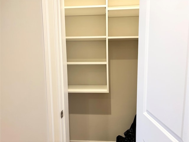 view of closet