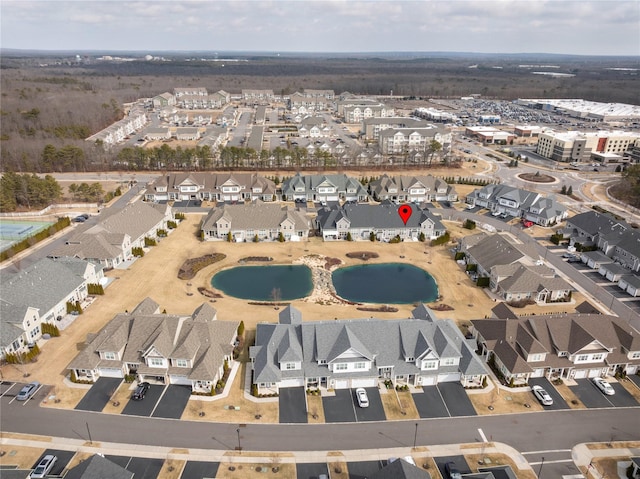 birds eye view of property featuring a residential view