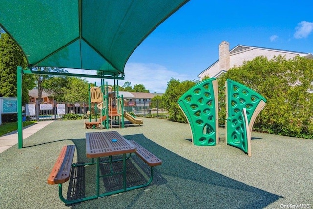 view of communal playground