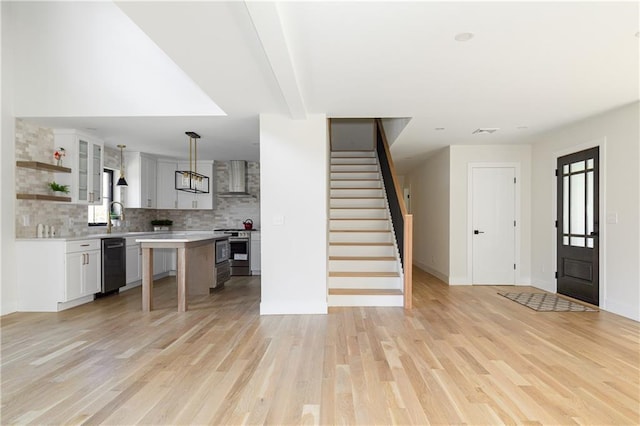 16 Shunpike, Clinton Corners, NY 12514 - kitchen with dishwashing machine, plenty of natural light, open shelves, and open floor plan