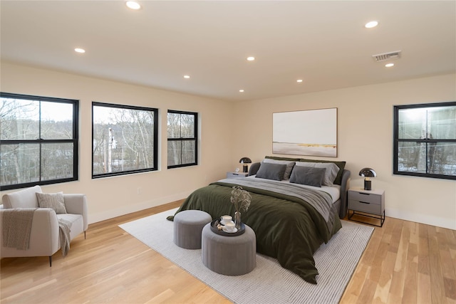 16 Shunpike, Clinton Corners, NY 12514 - bedroom with multiple windows, recessed lighting, light wood-style floors, and baseboards
