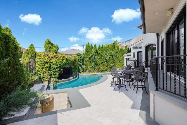 86 Gaylord Dr S, Brooklyn, NY 11234 - outdoor pool featuring a patio