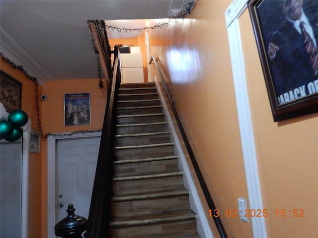 view of stairs