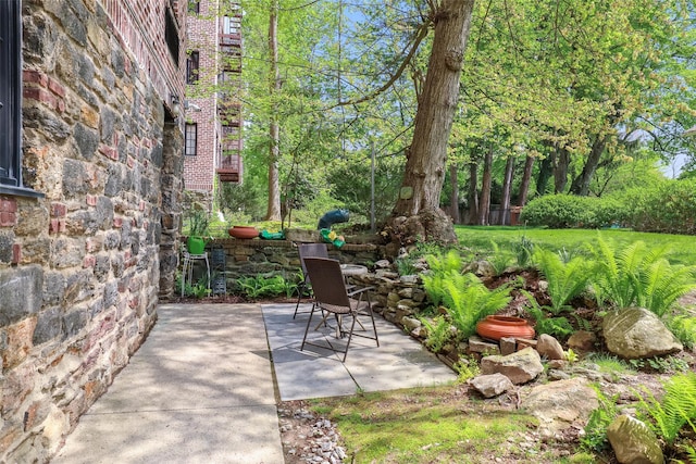 view of patio