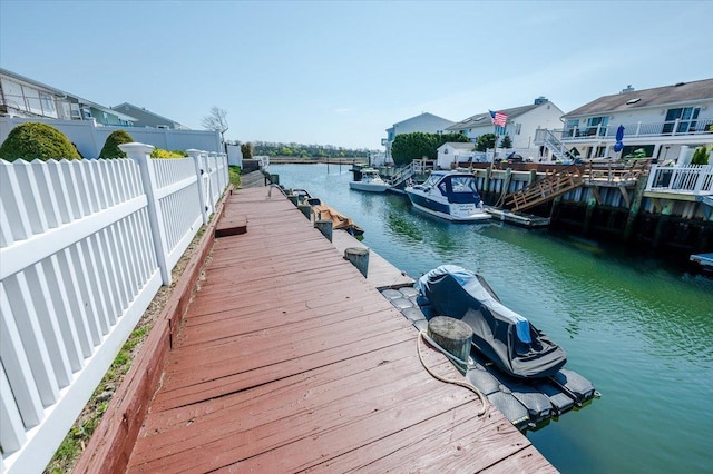 92 E First St, Freeport, NY 11520 - dock area featuring a water view