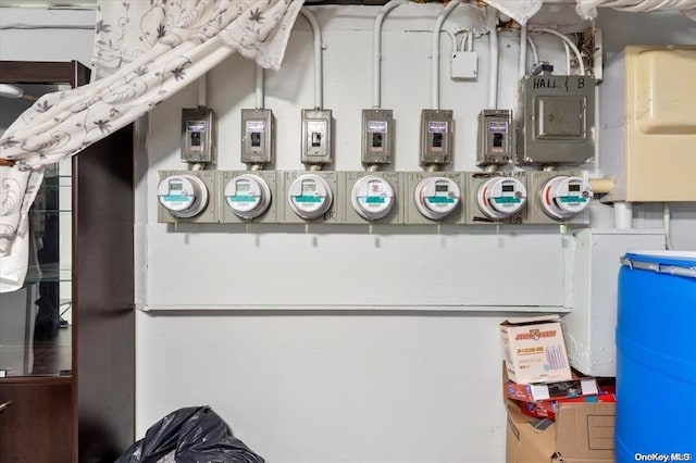 utility room featuring electric panel