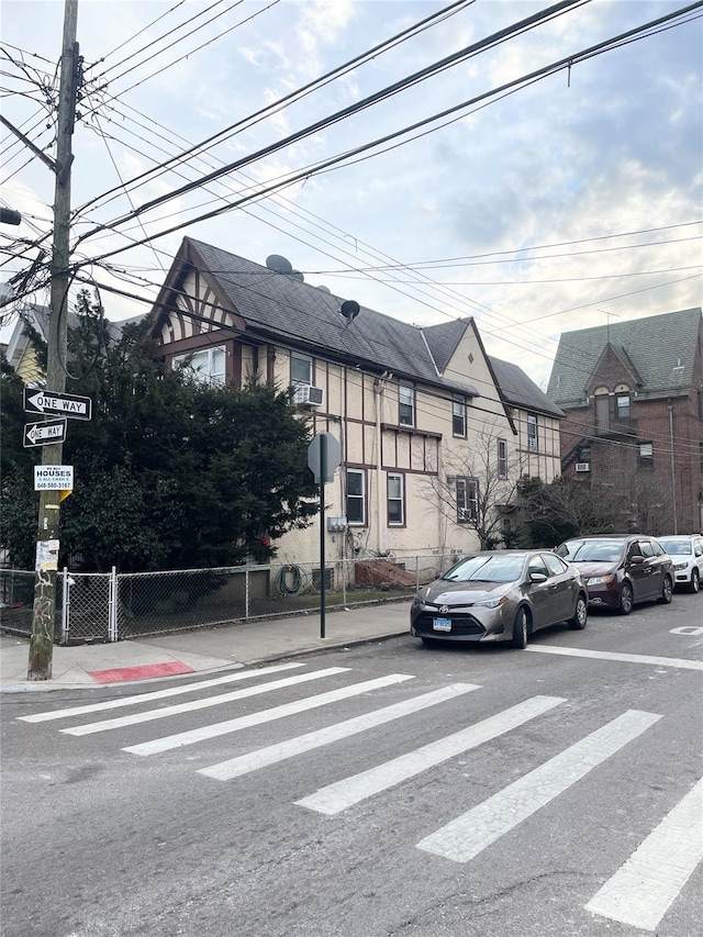 view of street featuring curbs and sidewalks