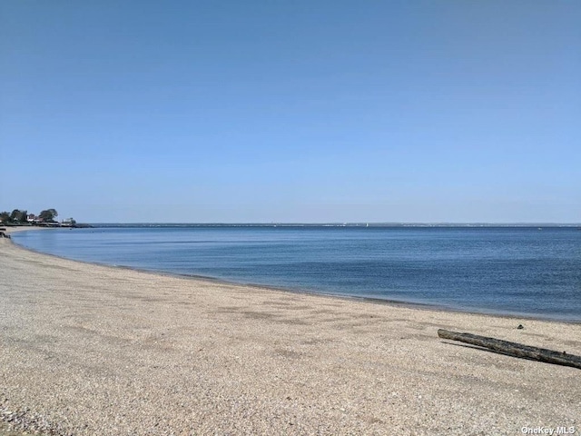 property view of water with a view of the beach