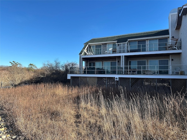 view of rear view of property