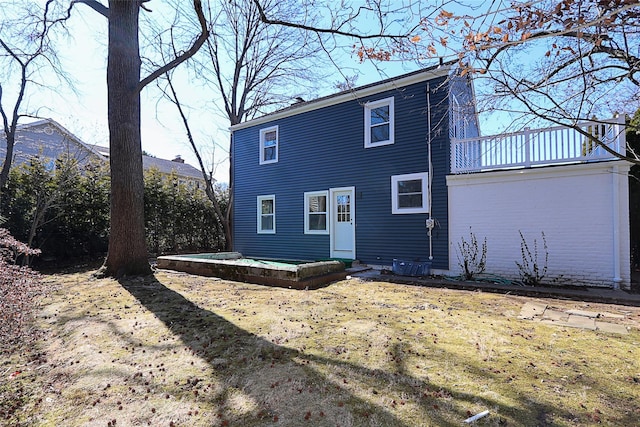 view of back of property