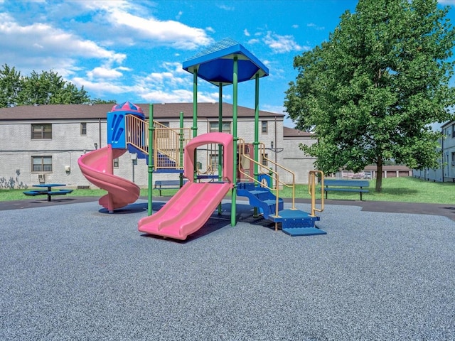 view of communal playground