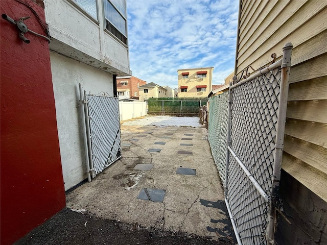 exterior space featuring fence