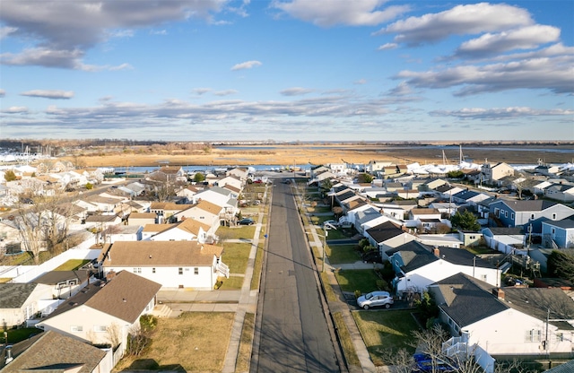 bird's eye view featuring a residential view