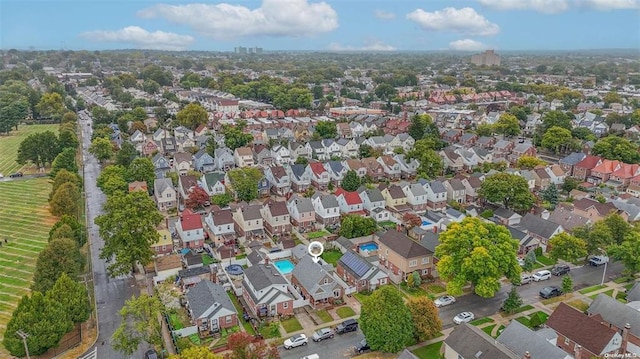 birds eye view of property featuring a residential view