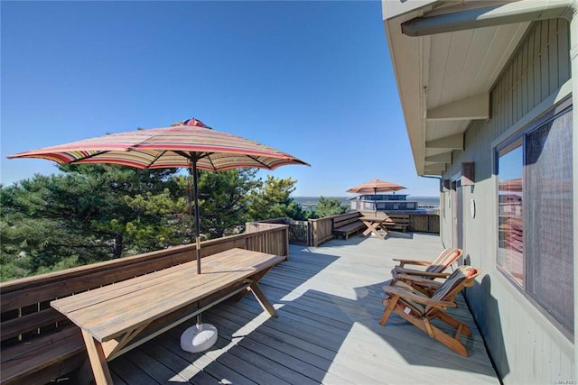 view of deck