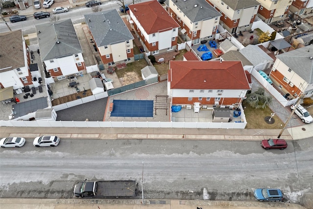 bird's eye view featuring a residential view