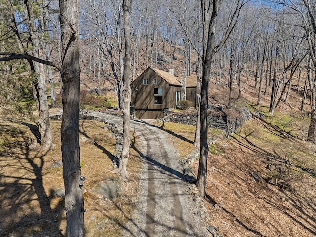 exterior space with driveway