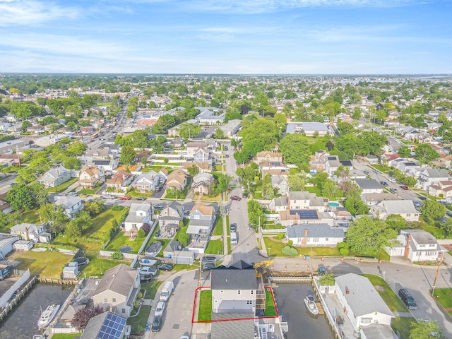 drone / aerial view featuring a residential view