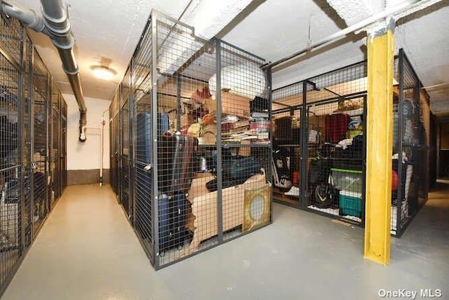 view of storage room