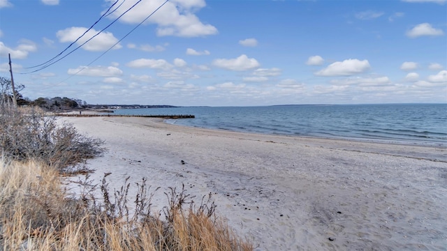 5225 Peconic Bay Blvd, Laurel, NY 11948 - view of water feature with a view of the beach