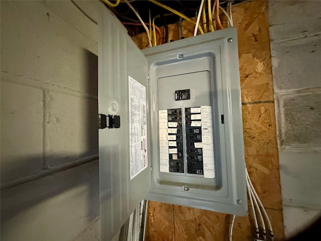 utilities with electric panel