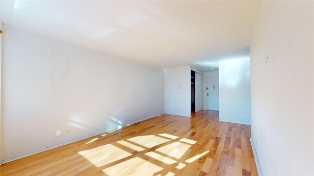 164-20 Highland Ave Unit 8W, Jamaica, NY 11432 - empty room featuring light wood-style flooring